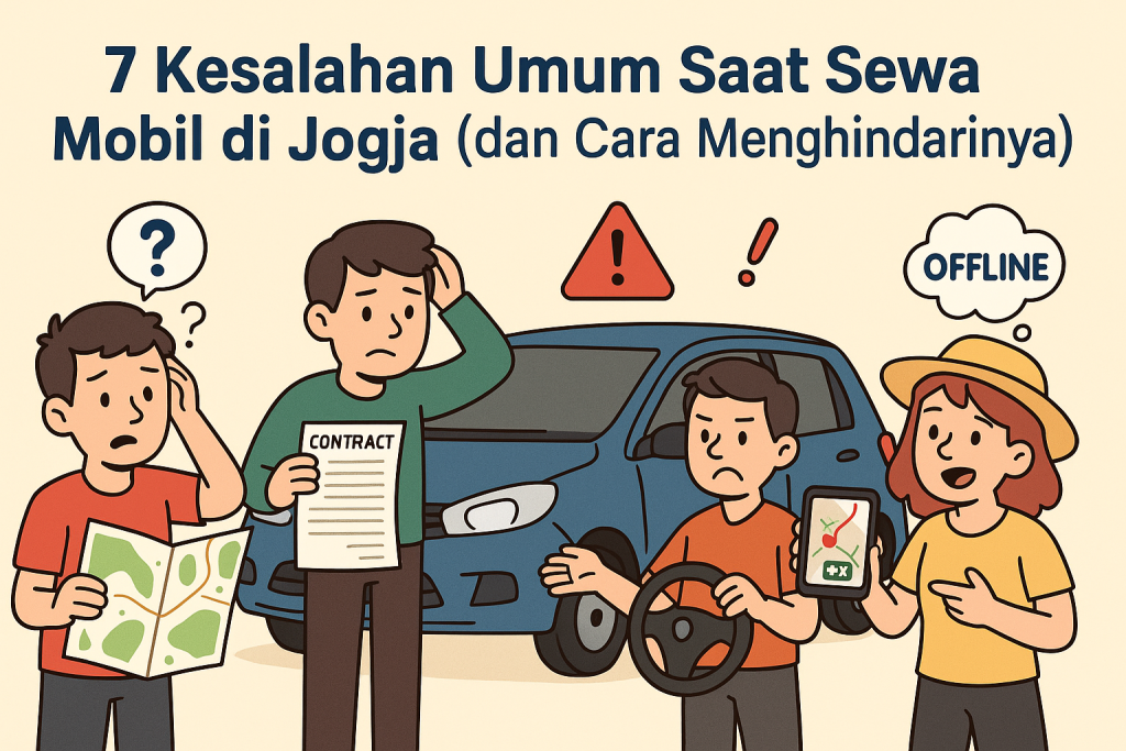 7 Kesalahan Umum Saat Sewa Mobil di Jogja