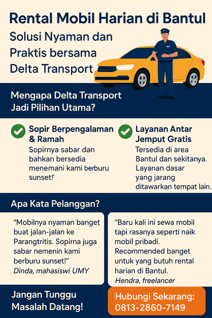 infografik Rental Mobil Harian di Bantul infografik Rental Mobil Harian di Bantul