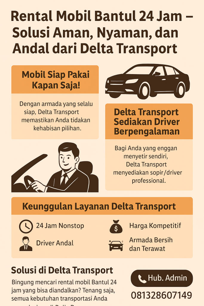 infografik rental mobil Bantul 24 jam infografik rental mobil Bantul 24 jam