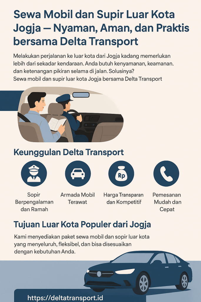infografik sewa mobil dan Supir luar kota jogja infografik sewa mobil dan Supir luar kota jogja