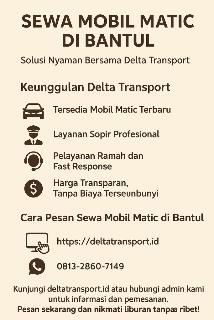 infografik sewa mobil matic di Bantul infografik sewa mobil matic di Bantul