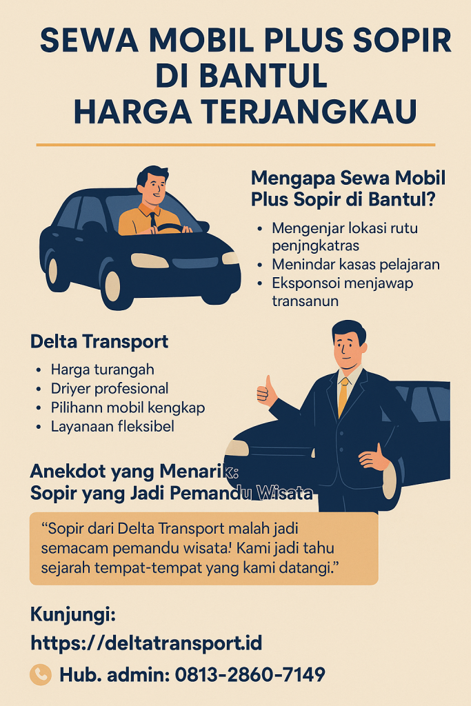 infografik sewa mobil plus sopir di Bantul harga terjangkau infografik sewa mobil plus sopir di Bantul harga terjangkau
