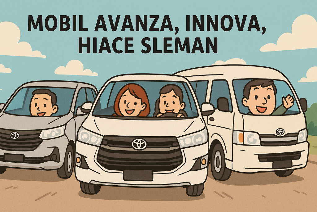 mobil avanza, innova, hiace Sleman